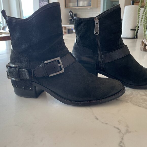 Donald J. Pliner suede & leather boots - Size 8M - Picture 1 of 3